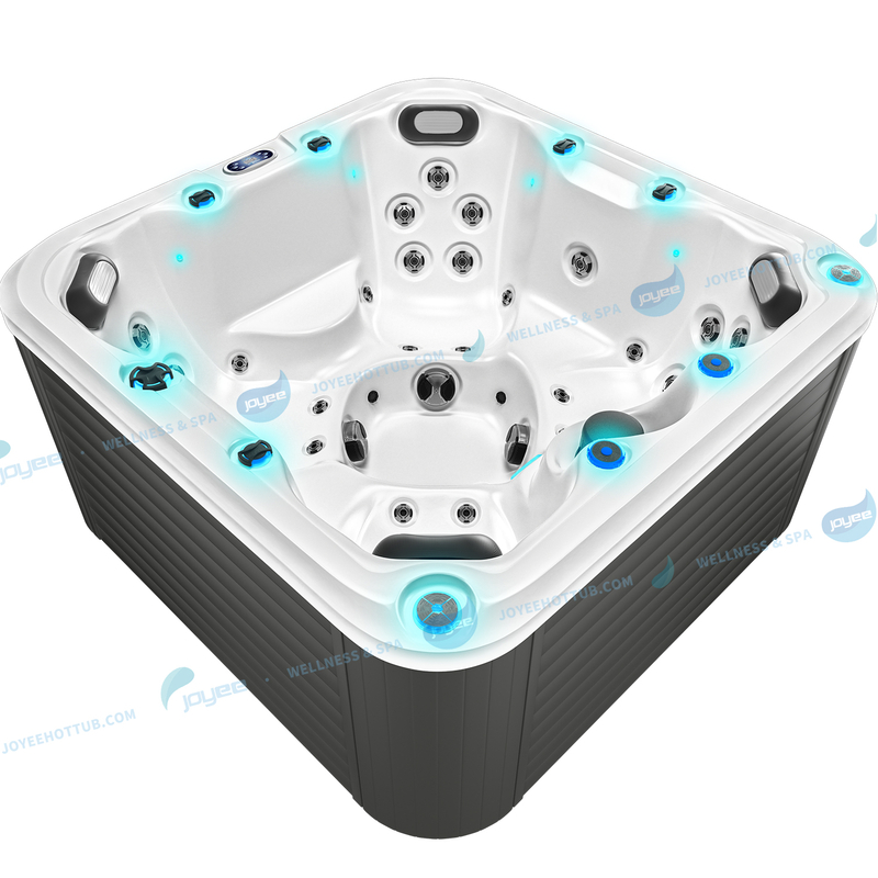 户外花园恒温按摩泡池别墅花园浴缸户外阳台恒温泡池