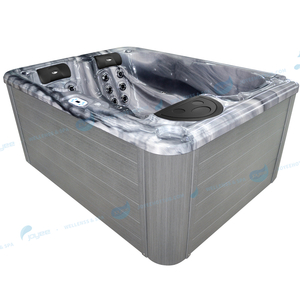 亚克力石色漩涡迷你3人浴缸|乔伊