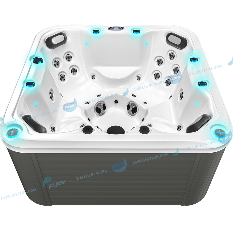 户外花园恒温按摩泡池别墅花园浴缸户外阳台恒温泡池