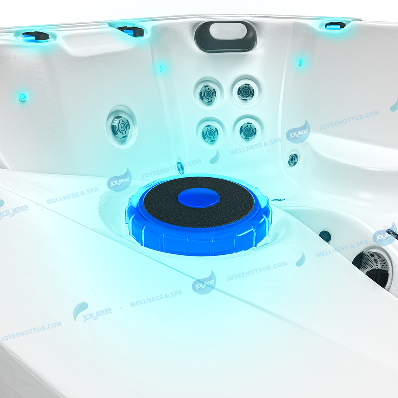 户外花园恒温按摩泡池别墅花园浴缸户外阳台恒温泡池